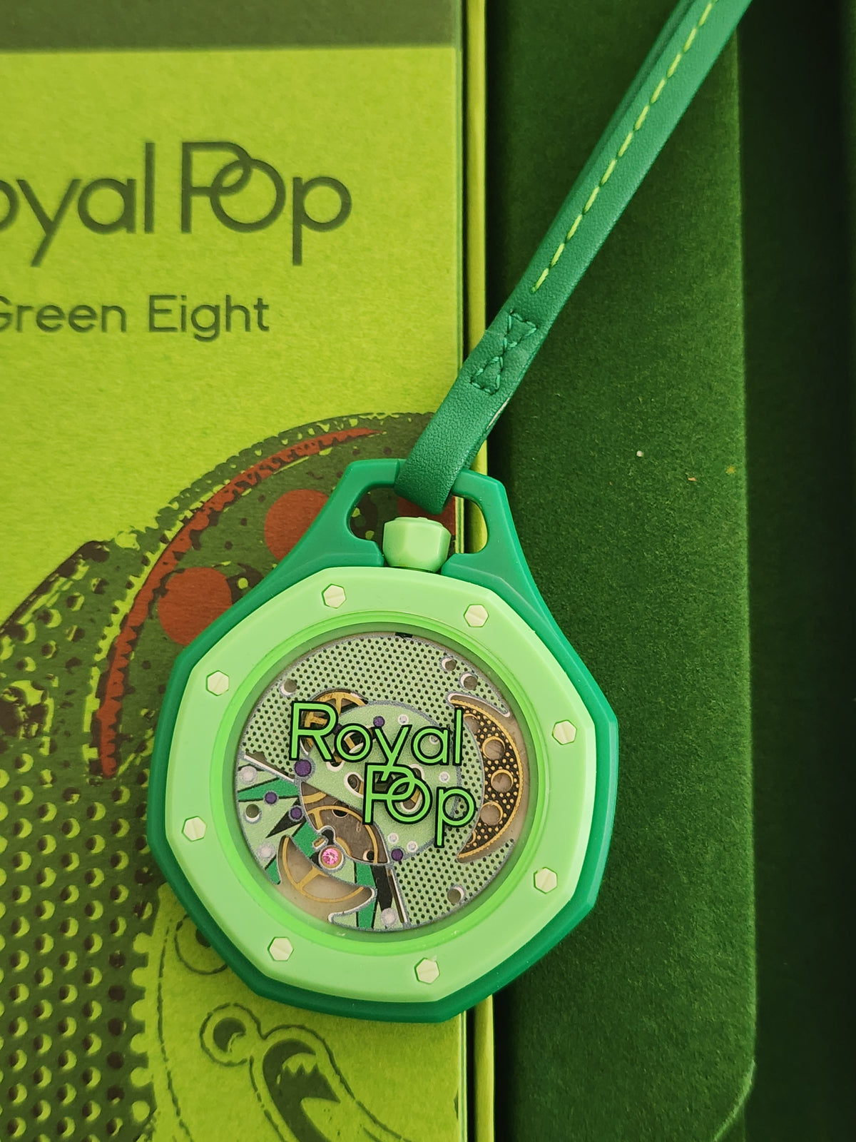 The GREEN EIGHT Audermars Piquet x Swatch Royal Pop