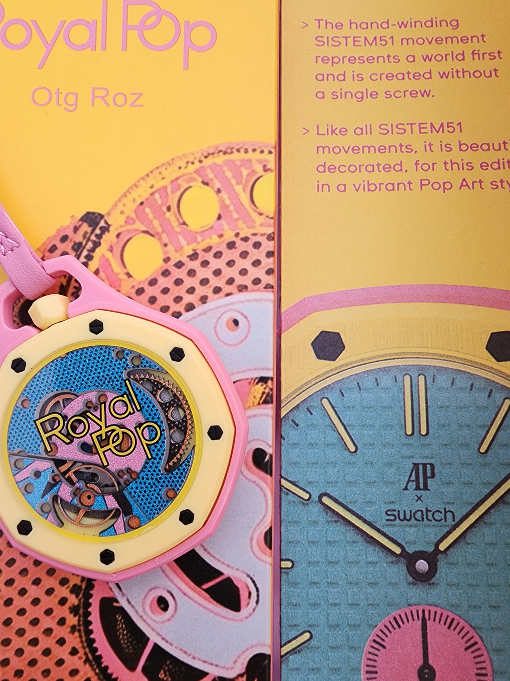 The OTG ROZ Audermars Piquet x Swatch Royal Pop