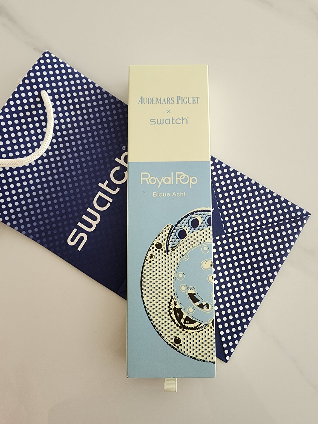 The BLAUE ACHT Audermars Piquet x Swatch Royal Pop