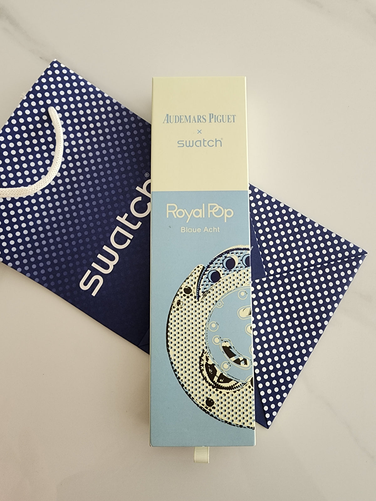 The BLAUE ACHT Audermars Piquet x Swatch Royal Pop