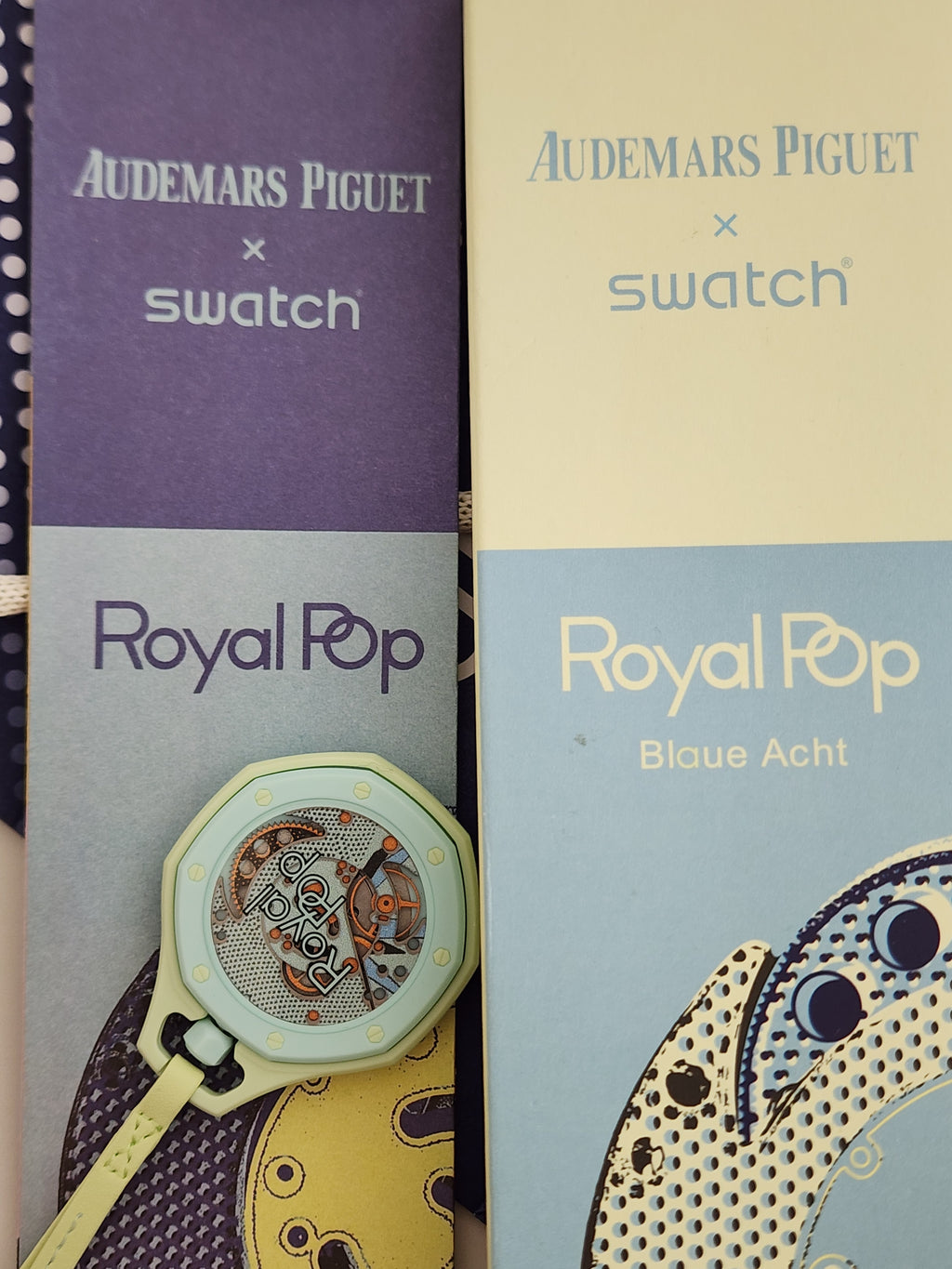 The BLAUE ACHT Audermars Piquet x Swatch Royal Pop